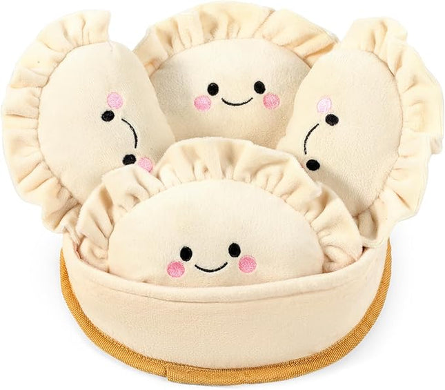 Dog Squeaky Toys, 5-Pack Interactive Dogs Toy, Stuffed Dogs Chew Toys, Durable Treat Dispending Dog Plush Toy for All Breed