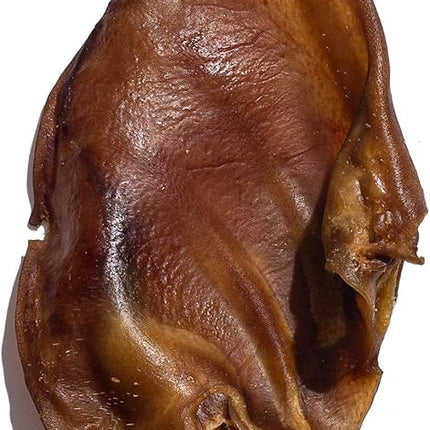 Jack&Pup Natural Whole Pig Ears for Dogs Large, Pigs Ears for Dogs - Premium Dog Ear Treat - Dog Chew Treats for Large and Small Breeds (10 Pack)