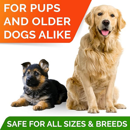 StrellaLab Omega 3 for Dogs - (180Ct) Fish Oil Treats - Allergy & Itch Relief Skin & Coat Supplement - Dry Itchy Skin, Anti Shedding & Hot Spots Treatment - Pet Salmon Oil Chews - Smoked Salmon Flavor