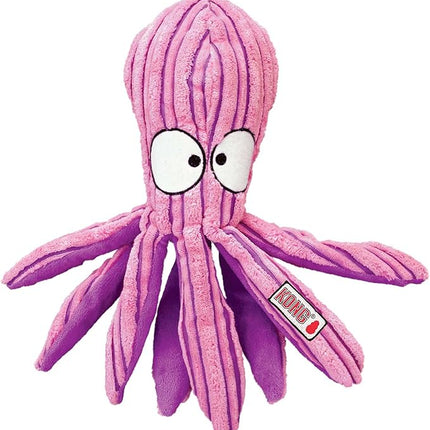 KONG - CuteSeas™ Octopus - Corduroy Plush Dog Toy - For Medium Dogs
