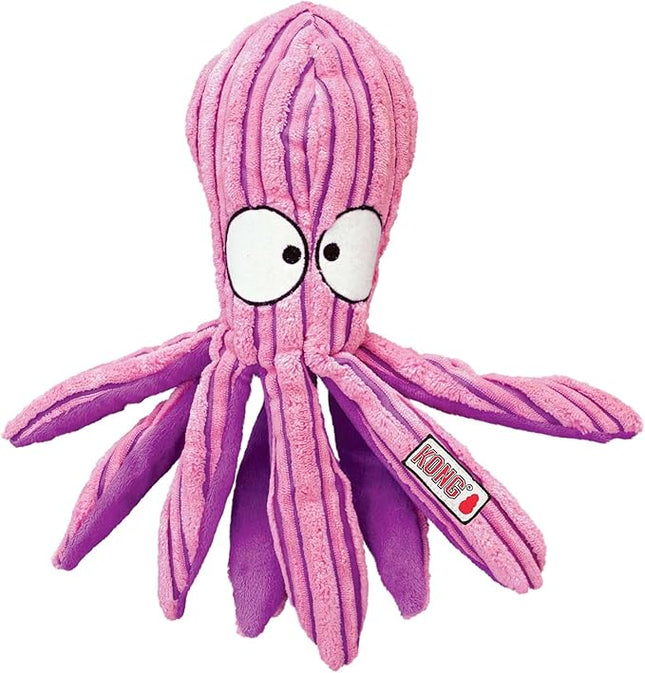 KONG - CuteSeas™ Octopus - Corduroy Plush Dog Toy - For Medium Dogs