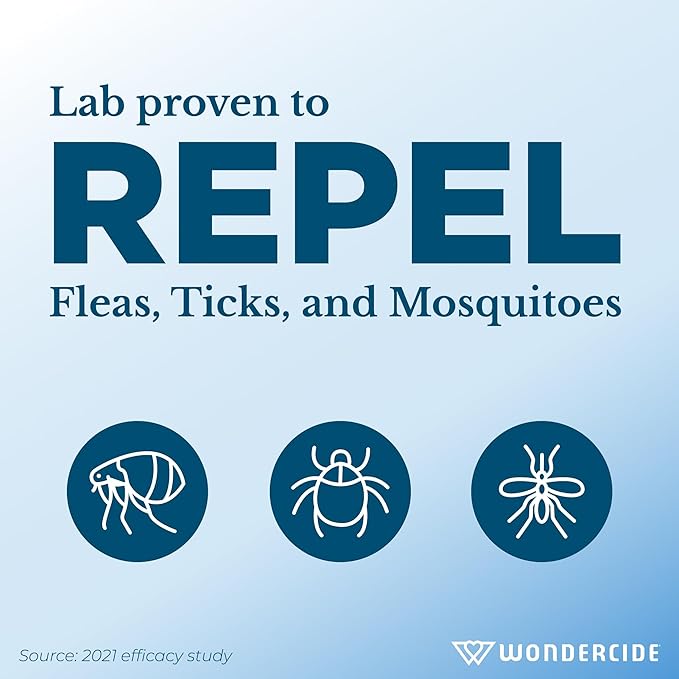 Wondercide Dog Collar - Flea, Tick, and Mosquito Repellent for Dogs - with Natural Essential Oils - Up to 4 Months Protection - Large