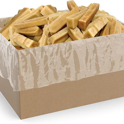 Raw Paws Himalayan Yak Chews for Dogs, Large (50 Pack) - Packed in USA - Tibetan Yak Cheese Dog Chews for Medium to Large Breeds - Hard Milk Dog Chew Bones - Single Ingredient - Long Lasting
