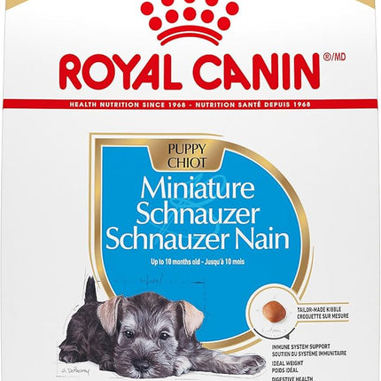 Royal Canin Breed Health Nutrition Miniature Schnauzer Puppy Dry Dog Food, 2.5 lb Bag