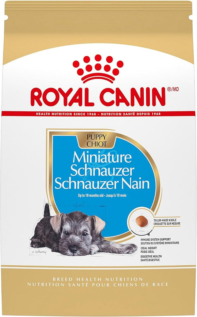 Royal Canin Breed Health Nutrition Miniature Schnauzer Puppy Dry Dog Food, 2.5 lb Bag