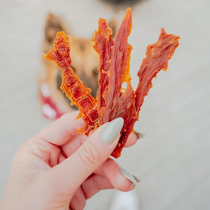 Cadet Gourmet Duck Breast Jerky Dog Treats, Healthy, Long-Lasting High-Protein Training Treats for Small & Large Dogs, 28 oz.