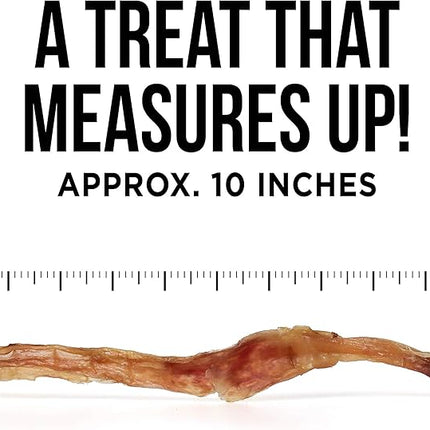 Natural Rapport Beef Tendon Dog Treats - The Only Beef Tendon Chews Dogs Need- All Natural Dog Treats for Small and Large Dogs (5 Chews)