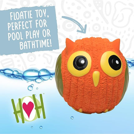 HuggleHounds Assorted Ruff-Tex Latex Ball Dog Toys - Dog Toys Rubber, Puppy Toys, Puppy Essentials, Pool Toy, Heavy Duty Squeaky Ball for Small, Medium & Large Dogs, All Breeds - HuggleMutt 3 Pack