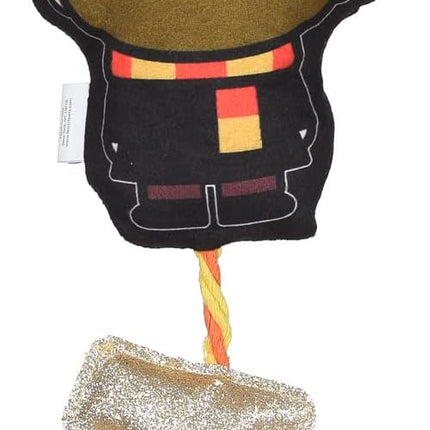 Harry Potter Cat Toy, Door Hanger with Catnip | Door Hanger Cat Toy with Harry Potter, Lightning Bolt, Glasses, and Hogwarts Invitation Plush with Catnip Components on Rope 22 Inch