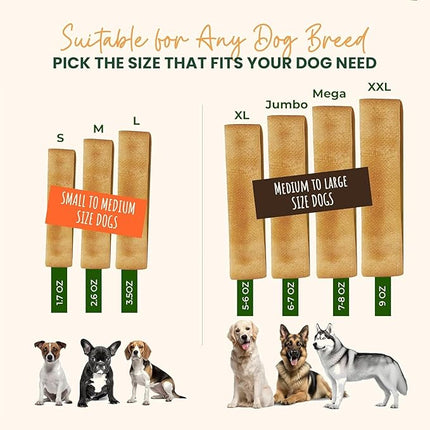 KATHMANDU'S - Authentic Himalayan Cheese Dog Chews - Large, 1-Count - for Improved Dental Hygiene & Protein-Rich Nutrition, No Preservatives