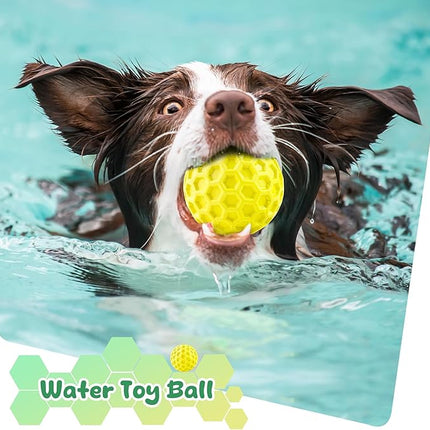 Squeaky Dog Toys for Aggressive Chewers, Indestructible Dog Balls for Aggressive Chewers, Squeaky Balls for Dogs, Interactive Toys for Large Dogs, Funny Ball