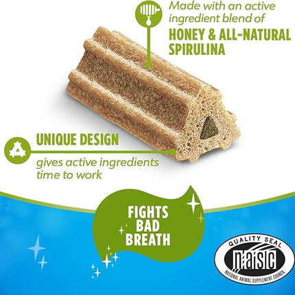 DentaLife ActivFresh Dog Chews for Small and Medium Dogs 20-40 lbs., Dental Chews to Freshen Breath, Chicken Flavor, 15.5 oz., 21 Chews - 21 ct. Pouch