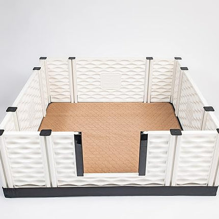 EZwhelp Reusable Dog Pee Pads - Waterproof Training Pads for Dogs - Washable & Sanitary-Rounded Corners-Laminated, Lightweight, Durable - Pet Essentials for Puppy Training and Whelping - 27"x32"