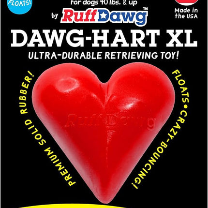 Ruff Dawg Dawg-Nut XL – Donut-Shaped Dog Toy – Bouncy, Floating Fetch Toy for Aggressive Chewers – Ideal for Teething Puppies & Outdoor Play – Weatherproof & Washable