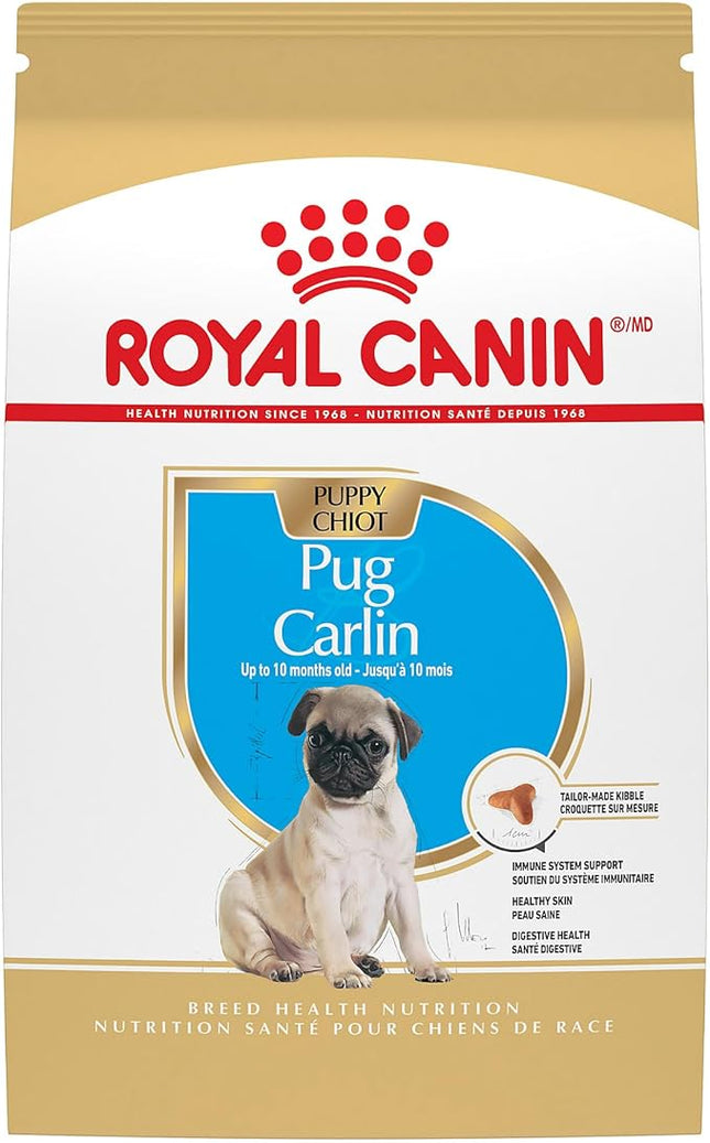 Royal Canin Breed Health Nutrition Pug Puppy Dry Dog Food, 2.5 lb Bag