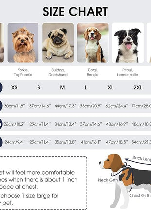 Queenmore XXL Dog Sweater, Large Paild Dog Sweaters, Turtleneck Pet Sweaters for Large Breeds, Cold Weather Doggie Clothes, Navy Blue 2XL