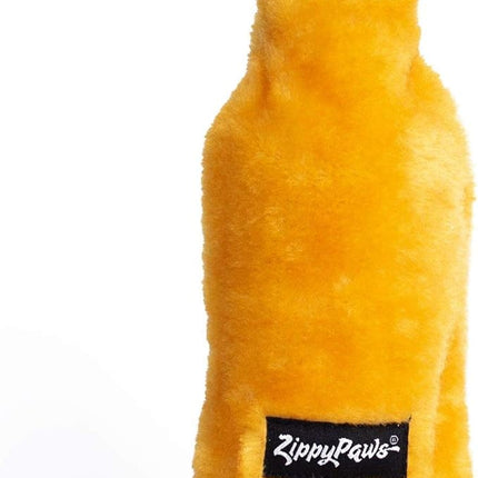 ZippyPaws Happy Hour Crusherz - Interactive Dog Toys to Keep Them Busy, Squeaky Plush Pet Toy for All Breeds, For Small, Medium, & Large Dogs, Drink Themed Crinkle Water Bottle Toy - Tequila