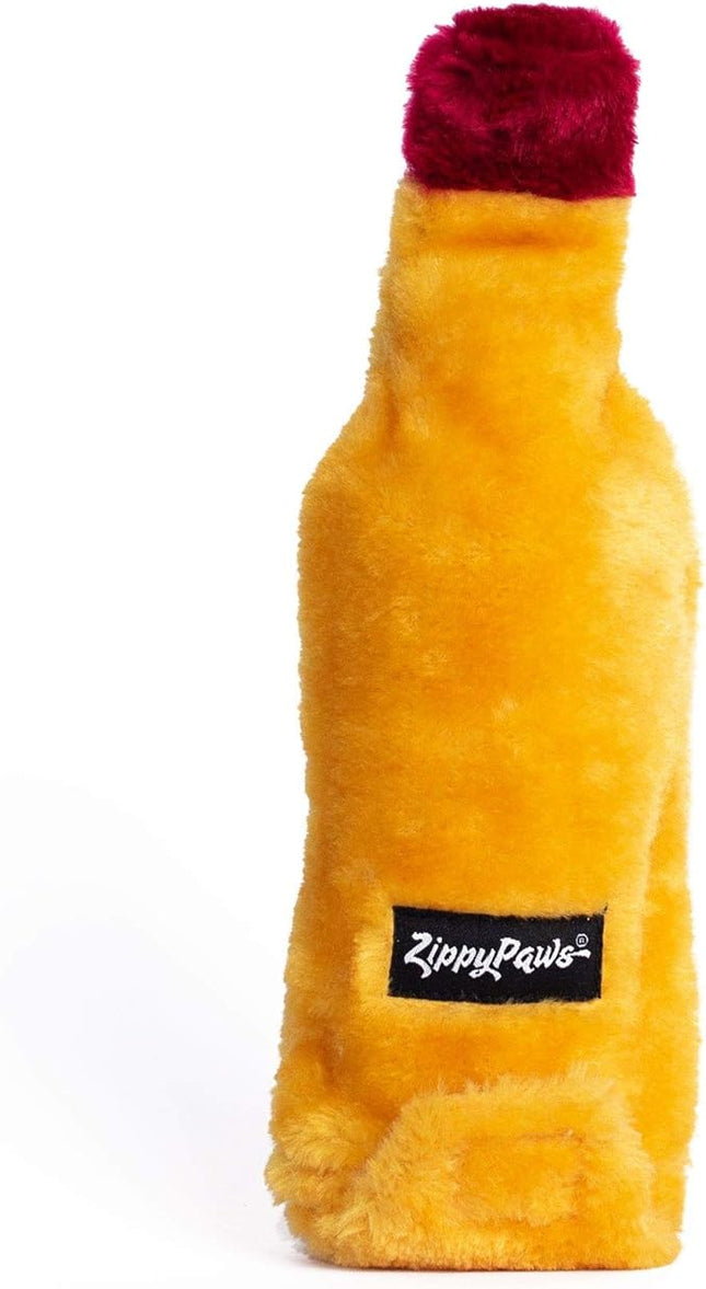 ZippyPaws Happy Hour Crusherz - Interactive Dog Toys to Keep Them Busy, Squeaky Plush Pet Toy for All Breeds, For Small, Medium, & Large Dogs, Drink Themed Crinkle Water Bottle Toy - Tequila