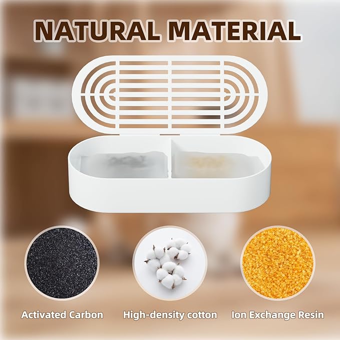 Dog Water Fountain for Large Dogs, 7L/1.8Gal 4200mAh Cordless Dog Water Dispenser, Stainless Steel Automatic Pet Water Fountain (6 Set Filters for 7L Dog Fountain)