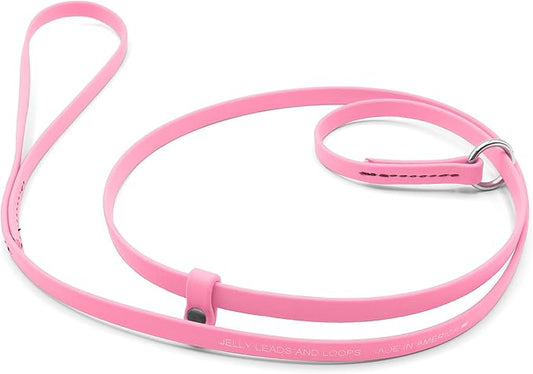 Jelly Pet Grooming Lead for Dogs | Great for Kennels, Veterinarians and Dog Grooming Salons | Biothane Leash - Easy to Clean, Waterproof & Durable Noose Loop | Made in The USA | 5/8" x 6'