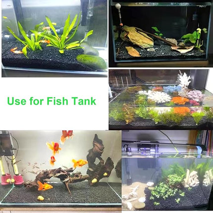 5lb Succulents and Cactus Black Sand, Décor & Additive Tiny Stones,DIY Rocks Gravel for Bonsai, Fairy Gardening, Terrarium, Vases Fillers