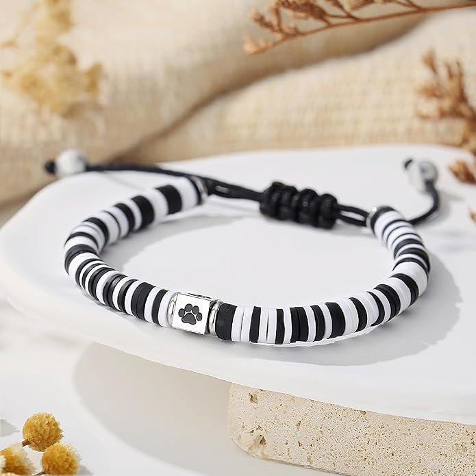 TONY & SANDY Dog Memorial Gifts, Pet Sympathy Rainbow Bridge Pet Memorial Bracelet for Men Women Girls Who Loss of Beloved Dog Cat