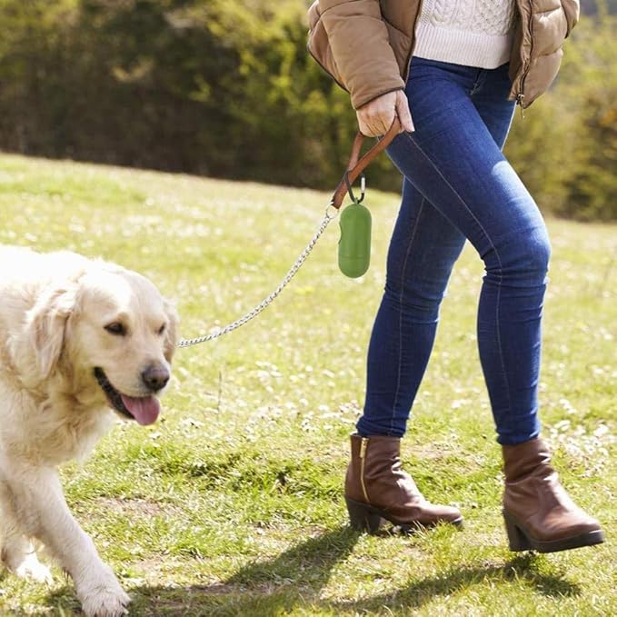 Biodegradable Doggy Poop Bags, Extra Thick Dog Poop Bags with Dispenser and Leash Clip, Scented Waste Bags for Puppy Outdoor Walking and Traveling,240 Counts