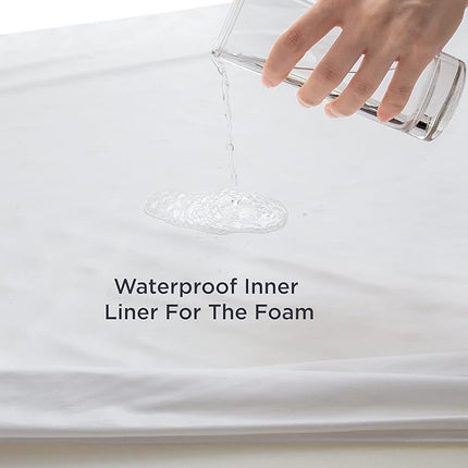 Bedsure Orthopedic Dog Beds Large Sized Dog - Washable Large Dog Cat Bed Waterproof, Comfort Dogs Couch Sofa with Washable Removable Cover, Pet Bed with Nonskid Bottom, Lavender, 35"