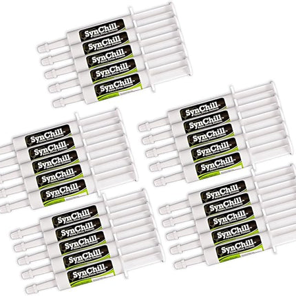 SynChill Oral Horse Supplement Gel, 100% Natural Nutritional Support, Helps Maintain Focus & Composure, Trusted by Equine Professionals, Drug-Free & Made in USA - 25-Pack
