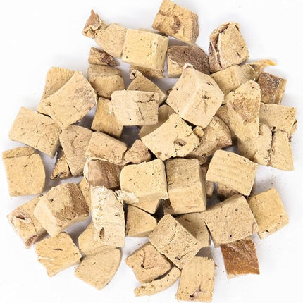 hotspot pets Freeze Dried Bison Liver Treats for Cats & Dogs - 1 Pound Big Bag,Made in USA, Single Ingredient All Natural, Grain-Free Bison Liver - Perfect for Training, Topper or Snack