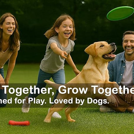 Jalousie Chew Toy Natural Rubber chew Toy for Interactive Play Toy Ball Rope Rubber Value Set for Small to Medium Breed Dog mutt Puppy