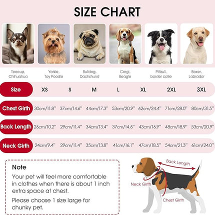 Queenmore Dog Sweater Large Breeds, Dog Christmas Sweater, Turtleneck Knitted Pullover Xmas Doggie Clothes Sweatshirt, Long Sleeve Warm Pet Sweaters, XL Pet Sweater, Red XL