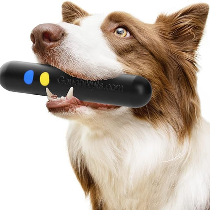 Goughnuts Toys for Aggressive Chewers | Heavy Duty Virtually Indestructible Dog Toy Stick for Medium Breeds Such as Pit Bulls | Black