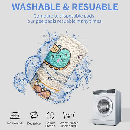 36'' Wide Hexagonal Dog Pen Urine Pad Dog Urine Pad Puppy Pad, [PLAYPEN Not Included!] Reusable Whelping Playpen Crate Reusable Washable Pet Mattress Pads Pet Training Pads, White (JWXQS-011)