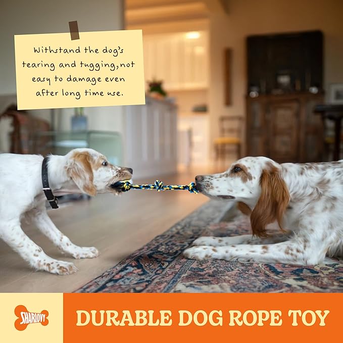 Puppy Teething Toys for Small Dogs, 5 Pack Cotton Puppy Dog Rope Toy for Small Dogs, Durable Dog Chew Toys for Aggressive Chewers Small Breed, Interactive Tug of War Puppy Toys to Keep Them Busy