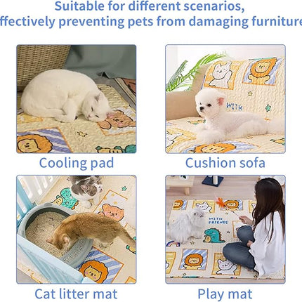 New Upgrade Dog Playpen Mat 2-Pack Crate Mat Puppy Pads, Personalized Dog Crate Pad,[PLAYPEN NOT Included!],Reusable Whelping Playpen Crate Super Absorbing Washable Pet Mattress Pads Pet Training Pads