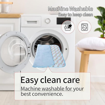 NACOCO Pet Cooling Mat Cat Dog Cushion Pad Summer Cool Down Comfortable Soft for Pets and Adults (M, Blue)