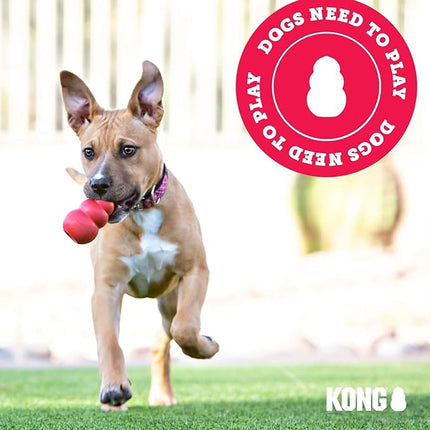 KONG Squeezz Dental Ball - Dog Toy for Cleaning Teeth - Flexible Chew Toy for Gentle & Mild Chewers - for Medium/Large Dogs