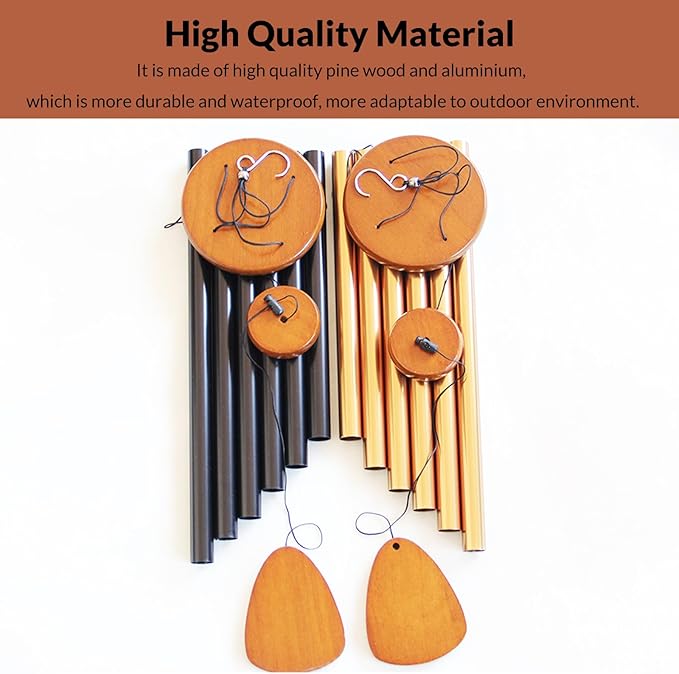 Personalized Dog Memorial Gifts for Loss of Dog - Custom Sympathy Wind Chime with Photo & Name, 26"/32"/36" Outdoor Bereavement Keepsake for Garden or Patio