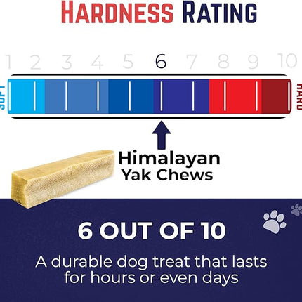 Devil Dog Pet Co. Himalayan Yak Cheese Dog Chews, Extra Large - 3 Pack, 100% Natural & Healthy, Lactose-Free, Long-Lasting Dog Treats, Premium Yak Milk Chew Bones for Dogs