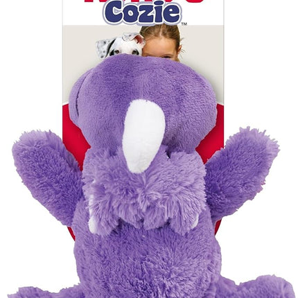 KONG - Cozie Rosie Rhino - Indoor Cuddle Squeaky Plush Dog Toy - for Small Dogs