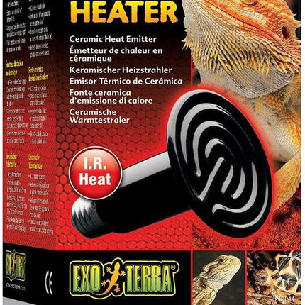 Exo Terra's Ceramic Heater - 40 W Lamp Pack for Reptile Heat, Ceramic Emitter with 150-Watt Ceramic Heat Emitter, Compatible with Exo Terra Light and Thermostat