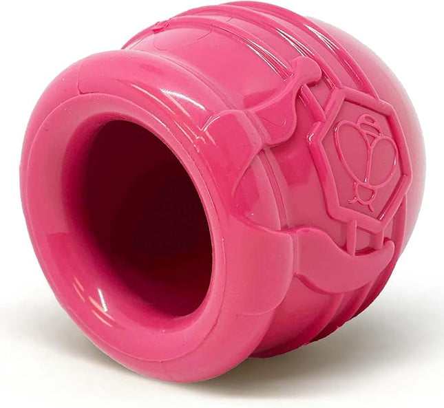 SodaPup Honey Pot – Durable Dog Treat Dispenser & Enrichment Toy Made in USA from Non-Toxic, Pet Safe, Food Safe Natural Rubber Material for Mental Stimulation, Problem Chewing, Calming Nerves, & More