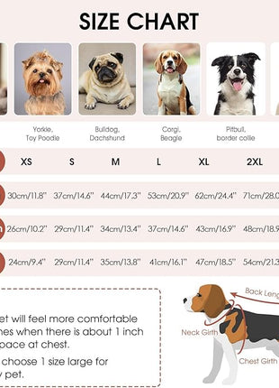 Queenmore XXL Dog Sweater, Large Dog Sweaters for Male Dogs, Turtleneck Plaid Kintsweaters for Large Breeds, Cold Weather Pullover Pet Clothes, Saddle Brown 2XL