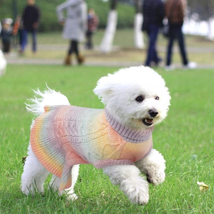 QBLEEV Medium Dog Sweater Dress Pullover for Girls - Warm Winter Fall Dog Sweaters Vest Custom Holiday Doggie Sweaters for Dogs Female XL