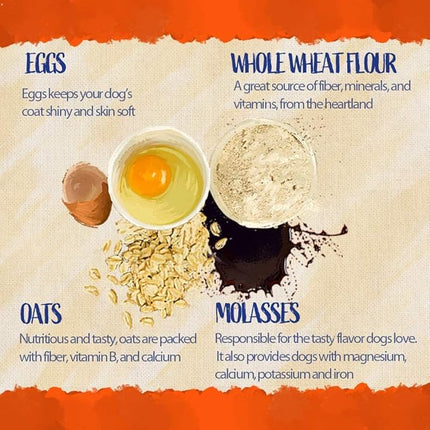 Blue Dog Bakery Natural Dog Treats, Doggie Paws, Peanut Butter Flavor, 16.2oz (1 Count)