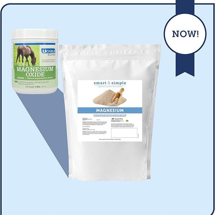 SmartEquine Smart & Simple Magnesium Horse Supplement | Supports Metabolism and Muscle Function | 154 Servings | 3 lb