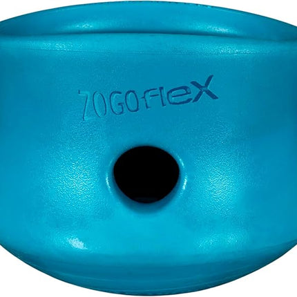 WEST PAW Toppl Durable Dog Treat Puzzle Toy for Large Dogs- Engaging Interactive Chew Toy for Mental Stimulation, Slow Feeding- One and Quarter Cup Capacity - River Blue, XL