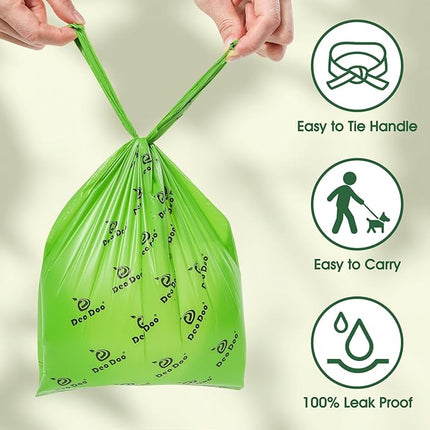 Dog Poop Bags Rolls with Handles 40 Rolls 480 Counts Big Sizes Leak Proof and Extra Thick Waste Bags for Walking Medium Large Dogs Cats Litter Unscented