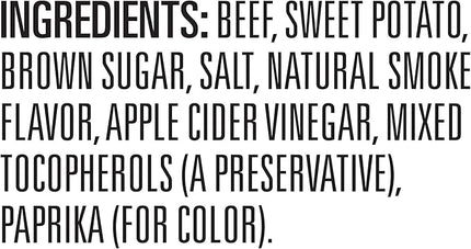 Newman's Own Jerky Treats for Dogs, 5-oz. (Pack of 6), Beef & Sweet Potato